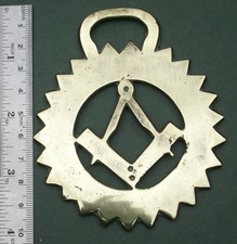 Horse Brass, Square & Compass