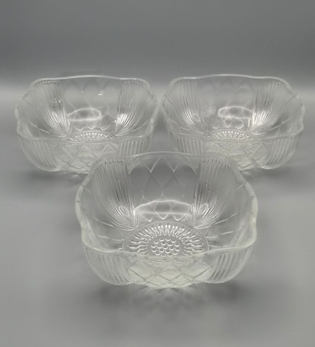 Vintage set clear pressed - vintage, 3