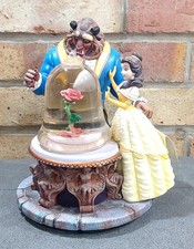 Disney’s Beauty and the Beast Music Box - Rose Snow Globe (Belle & Beast)