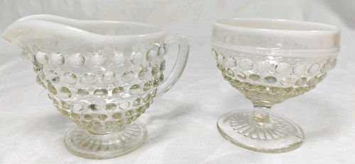 Fenton hobnail milk glass - hobnail,