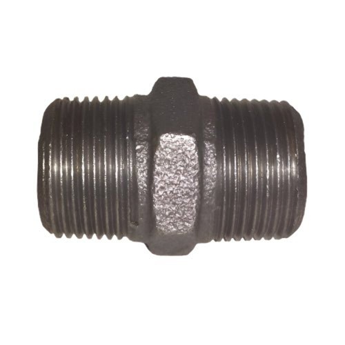 Black malleable iron hex - malleable,