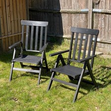 IKEA ÄNGSÖ Outdoor folding & reclining chairs 20448, black