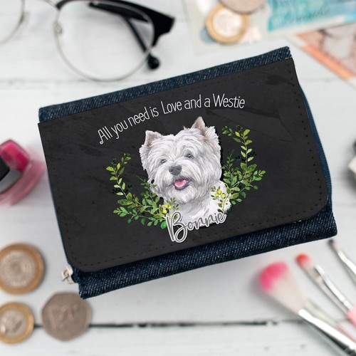 Personalised westie purse - westie,