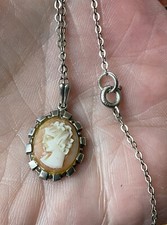 Vintage Sterling Silver Oval