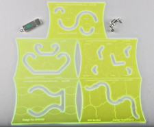 Parrs  Set of 5 Free Motion Rulers, Machine Ruler Foot & USB - Lot 4403