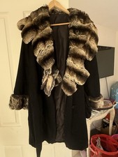 Beautiful Vintage Fendi Chinchilla And Cashmere Coat,sold As Seen