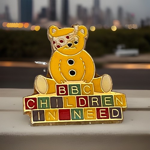 Pudsey bear colour building - colour,