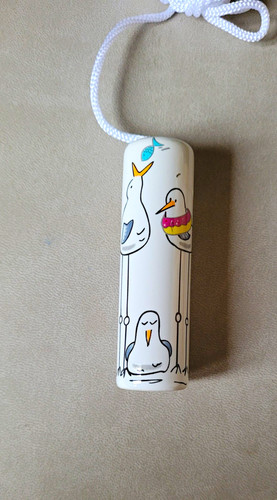 Ceramic duck print fan light - ceramic,