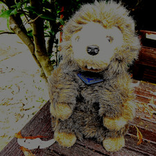 COLLECTABLE TAGGED  VINTAGE  SCHILDKROT BEAVER SOFT TOY.   11" / 28cm tall