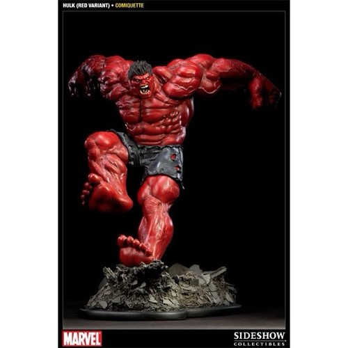 Sideshow collectibles red hulk - collectibles,