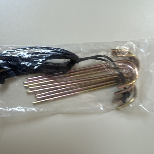 Gold metal hook - gold, j-hook