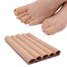 5pcs Silicone Tube Toe Gel