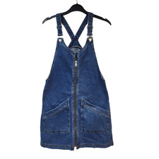 Topshop Zip Blue Denim