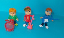 SET ALVIN & THE CHIPMUNKS ALVIN SIMON THEODORE POSABLE FIGURE BAGDASARIAN MATTEL