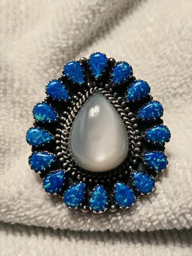 Huge moonstone blue aurora - moonstone,