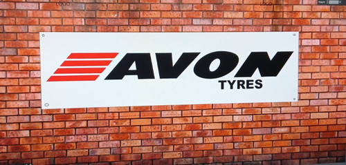 Avon tyres banner vintage - avon,