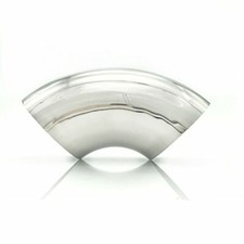 Excellent 4 Inch 201 Stainless Steel 90 Degree Bend 76mm Elbow Exhaust Pipe New