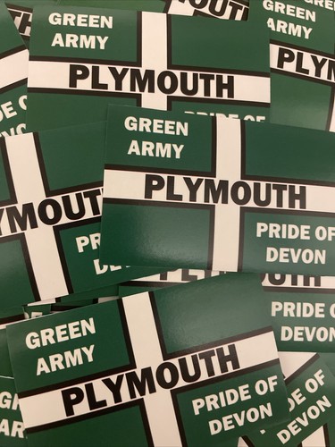 Plymouth argyle stickers - x,