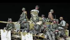 1/35 WW2 German tank crew,Infantry and equipment! 13X figures BARGAIN Uk Stock