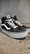 Vans Sk8 Mid Black White Suede