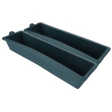2 Pcs Feed Drinking Trough