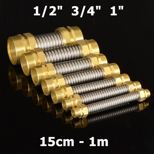 1 stainless steel - 1/2", 3/4"