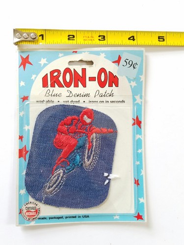 Vintage motorcycle rider patch - rider,