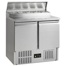 NEW PREPERATION TOP CATERING FRIDGE & 2 DOORS UNDERSTORAGE NEXT DAY DELIVERY