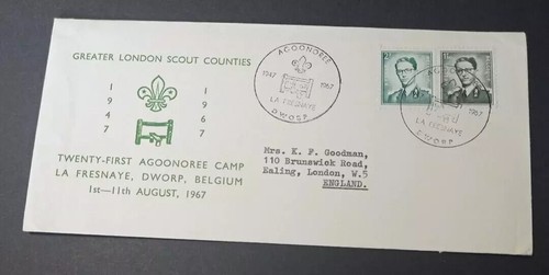 Belgium 1967 scout jamboree - belgium,