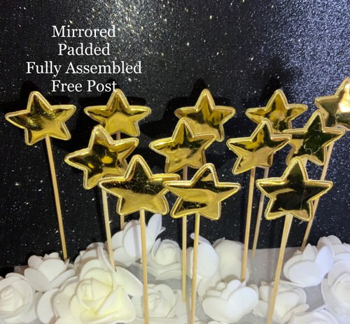 Mirrored padded stars - 24,