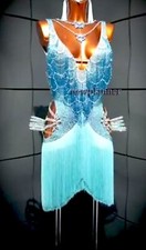 MS 949 Women Ballroom Salsa Swing Latin Competition Smooth Rumba Dance Dress