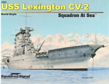 USS Lexington CV-2 - Squadron At Sea
