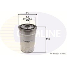 For Fiat Ducato 230L 2.5 TD 4x4 Genuine Comline Spin-On Fuel Filter