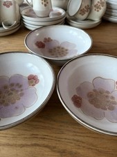 ⭐️NEW⭐️ 3 x DENBY Gypsy Stoneware Cereal / Pudding Bowls Gorgeous Set 2