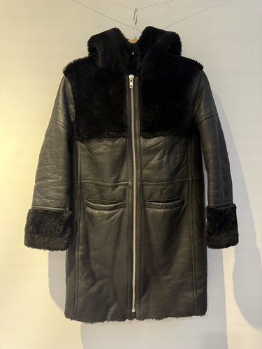 Maje lamb skin leather