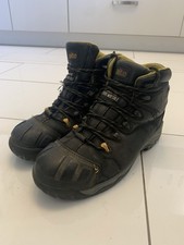 SITE FORTRESS STEEL TOE CAP SAFETY BOOTS MENS UK SIZE 9 Brand New