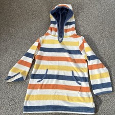 Fat Face Hooded Beach Robe Cover-Up Towel Hoodie for 5/6 Years