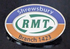Rmt shrewsbury branch - shrewsbury, badge