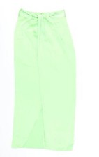 Zara Womens Green Polyester Blend A-Line Skirt Size S