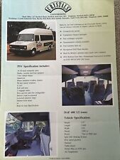 The Crystals Conversions Leyland DAF 400 And PSV Sales Info Brochure Frameable