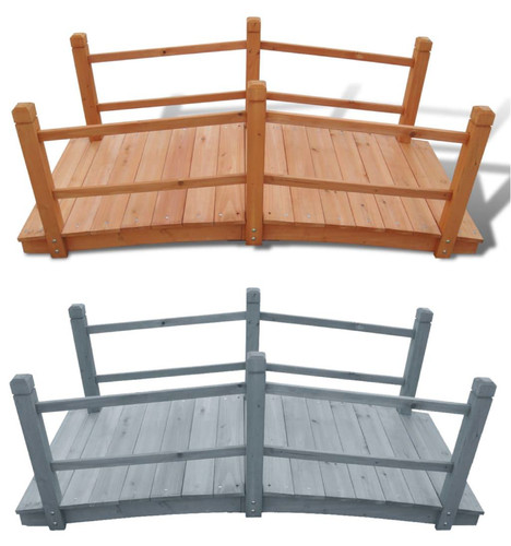 140cm grey brown solid wood - 140cm,