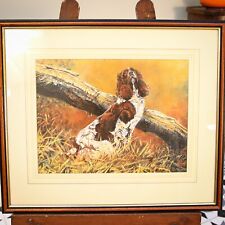 Springer Spaniel Picture Awaiting Call by David Mayer