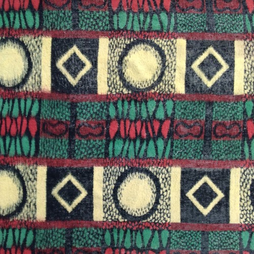 Vintage retro geometric rug - retro,