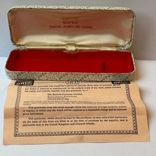 Vintage 1970s ORIS Watch Box &