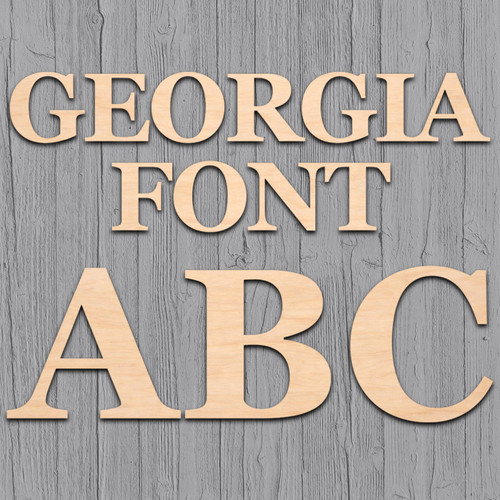 Georgia font wood - font,
