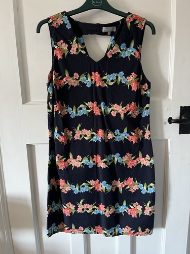 Red herring navy floral - navy,
