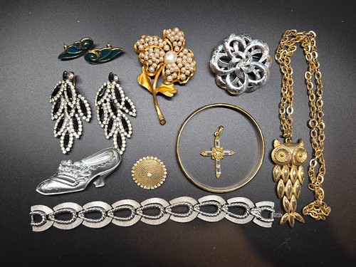 Vintage costume jewelry lot - lot, 10