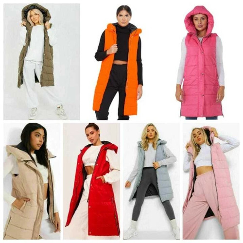 Ladies women hooded puffer - ladies,