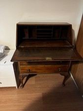 Queen Anne Style writing Walnut Bureau / Desk ALFRED PURCHAS