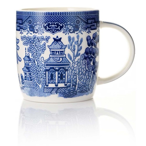 350ml blue ceramic willow - 350ml,